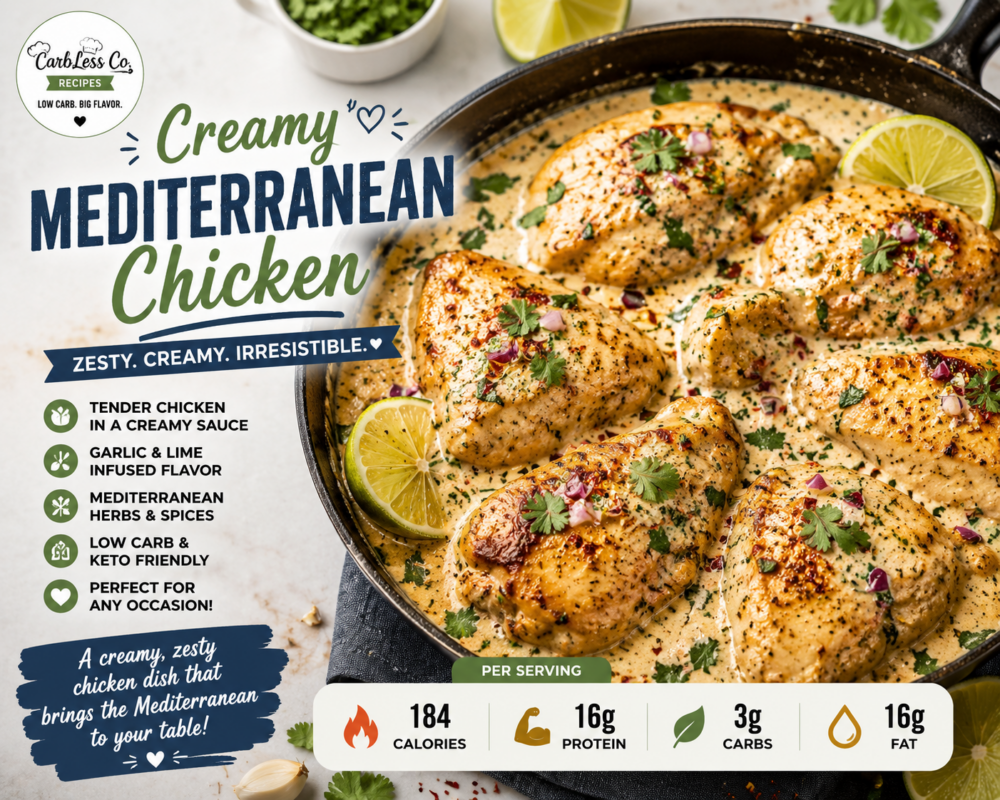 Creamy Mediterranean Chicken